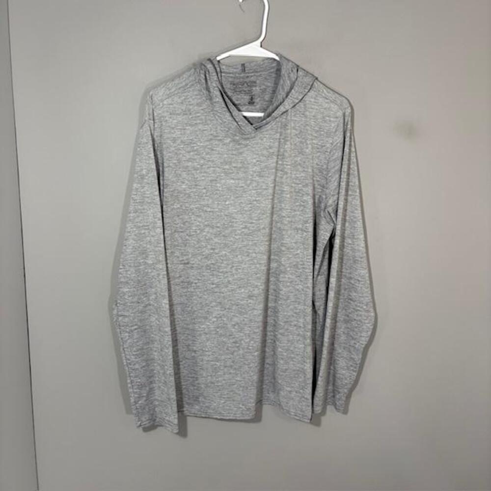 Patagonia Shirt Mens Large Gray Capilene Cool Daily Hooded Performance Top